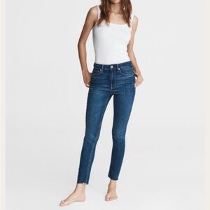 Rag & Bone Jeans Womens 29 Nina High Rise Skinny Jasper Blue Casual Ankle